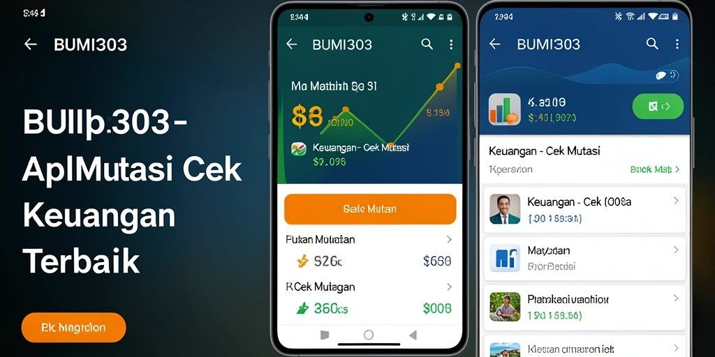 Antarmuka BUMI303 menampilkan mutasi keuangan secara jelas dan teratur.