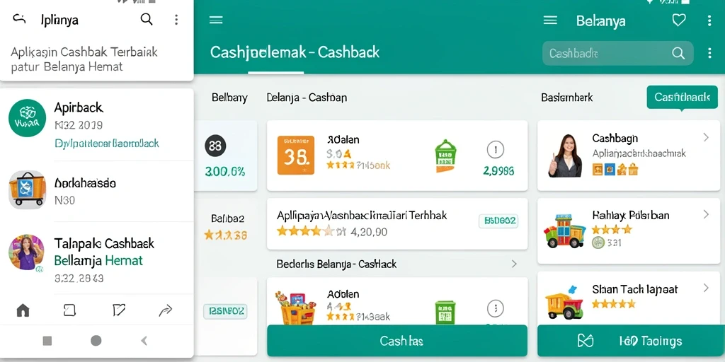 Tampilan antarmuka N32 yang mudah digunakan untuk cashback.