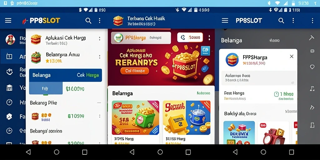 Tampilan antarmuka PP8SLOT yang sederhana dan menarik untuk Cek Harga.