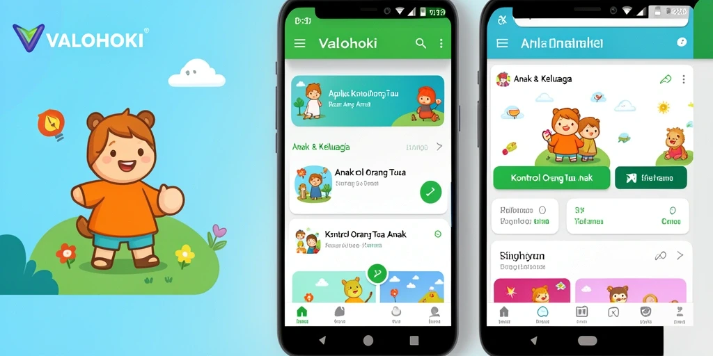 Antarmuka pengguna VALOHOKI yang intuitif dan informatif.