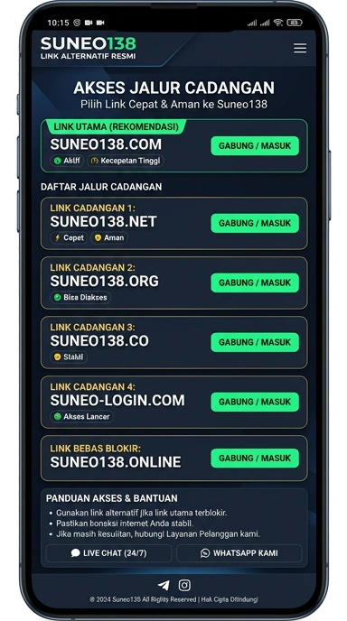 Link Alternatif Suneo138 untuk Pengguna Android